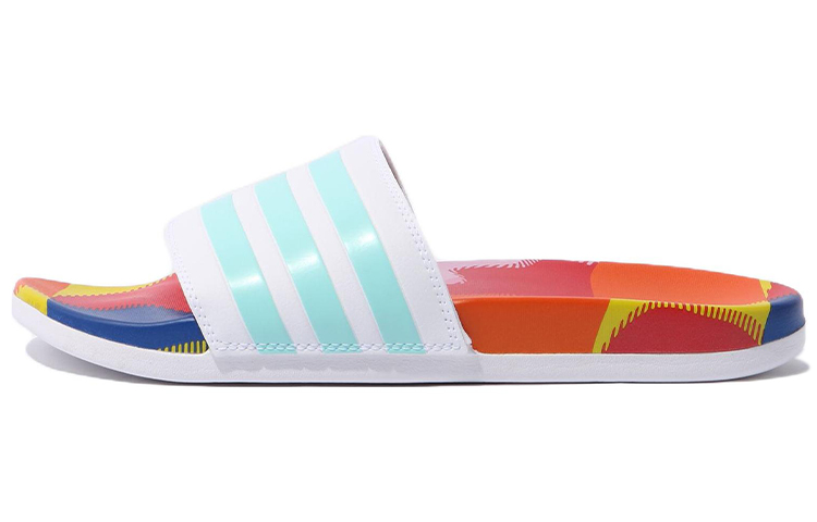 Adidas Adilette Comfort Slide 'White Clear Aqua'