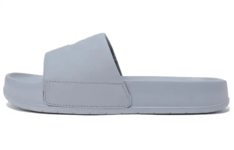 DESCENTE Slip Resistant Slide Slippers Unisex Gray