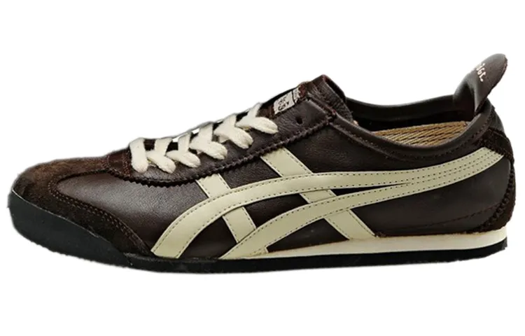 Onitsuka Tiger MEXICO 66 Comfortable Slip Resistant Abrasion Resistant Low top Casual Shoes Women's Brown