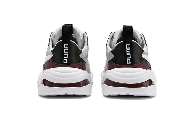 Женские кроссовки PUMA Thunder Colorblock (коричнево-бело-хаки) — Коричневый / белый / хаки / серый / чёрный / синий — фото 5