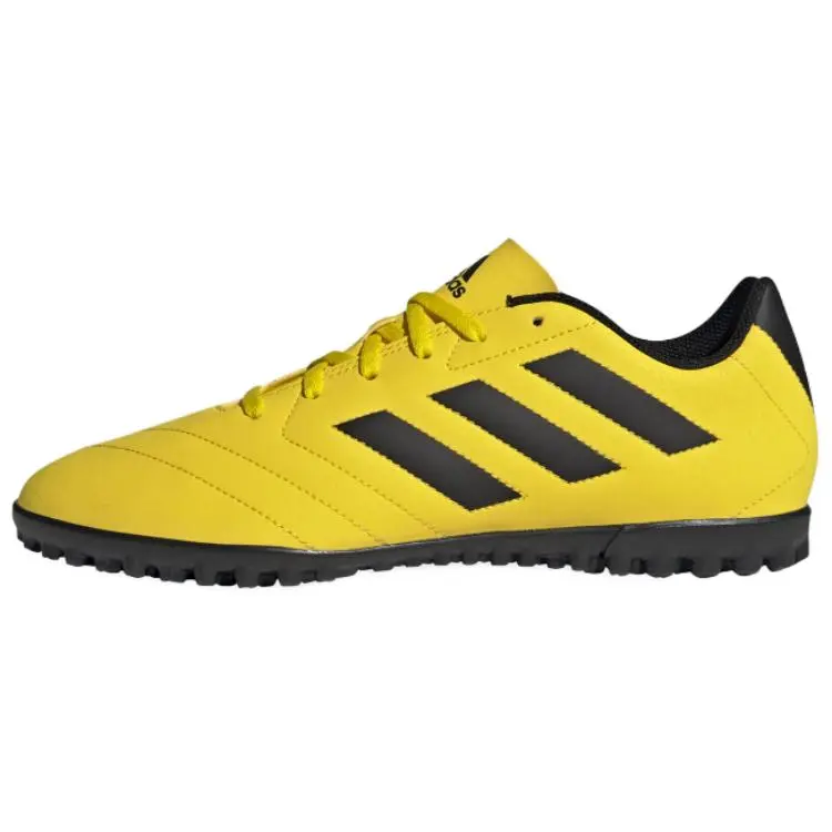 Adidas Goletto TF Turf Firm Ground, Artificial Turf Slip Resistant Slip Resistant Soccer Shoes Men's Yellow Black