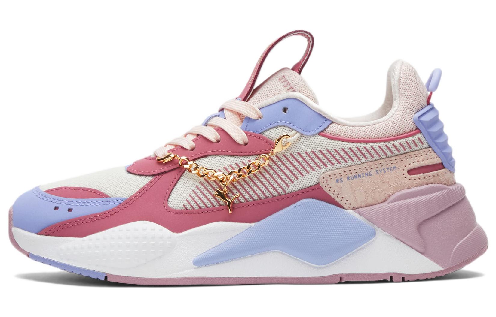 PUMA Sensualist Textile, Leather Low top Sports Casual Shoes Women's White Blue Purple