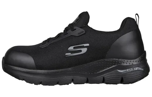 Skechers ARCH FIT SR Evzan Fabric Low top Casual Shoes Women's Black