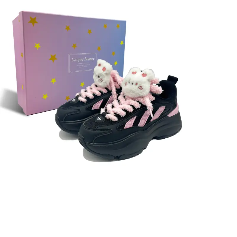 Adidas Originals OZGAIA Casual Shoes Women's Low Top Black/Pink