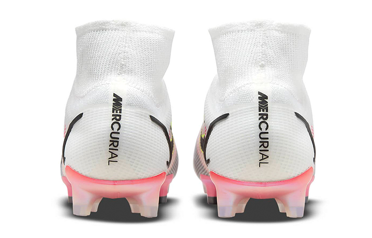 Унисекс бутсы Nike Mercurial Superfly 8 (белый) — Белый / розовыйкрасный — фото 5