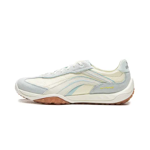 Li Ning x Disney Film Stream Abrasion Resistant Lightweight Casual Shoes Unisex Mother Of Pearl White