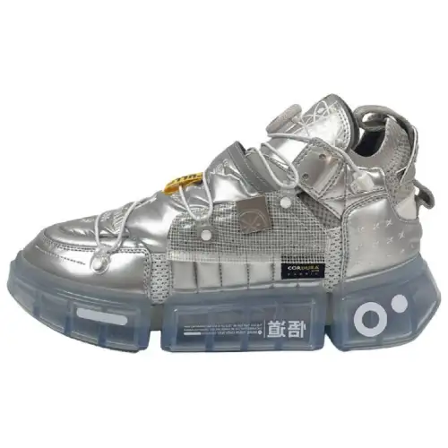 Li Ning Essence 2 Comfortable And Breathable Cushioning, Wear Resistant Low top Casual Shoes Men's Silver