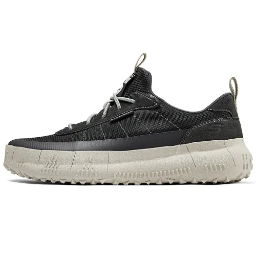 Skechers Low top Casual Shoes Men's Black Gray White