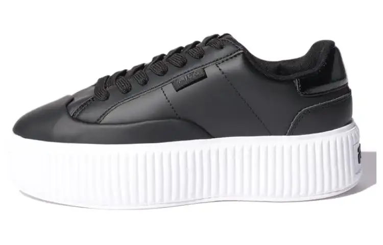 FILA SANDBLAST OVERSOLE Cushioning, Wear Resistant Low top Casual Shoes Women's Black