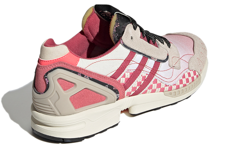Кроссовки adidas Originals ZX 8000 (серо-красные) — фото 4