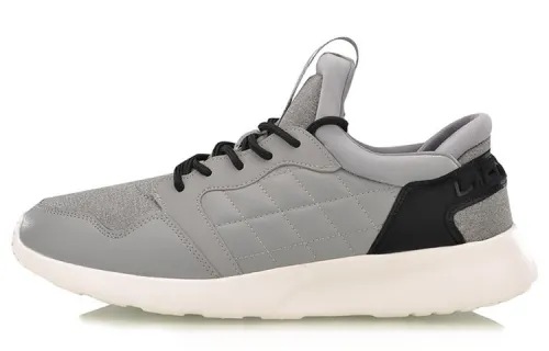 Li Ning Super Light TD Breathable Low top Running Shoes Unisex Black Gray