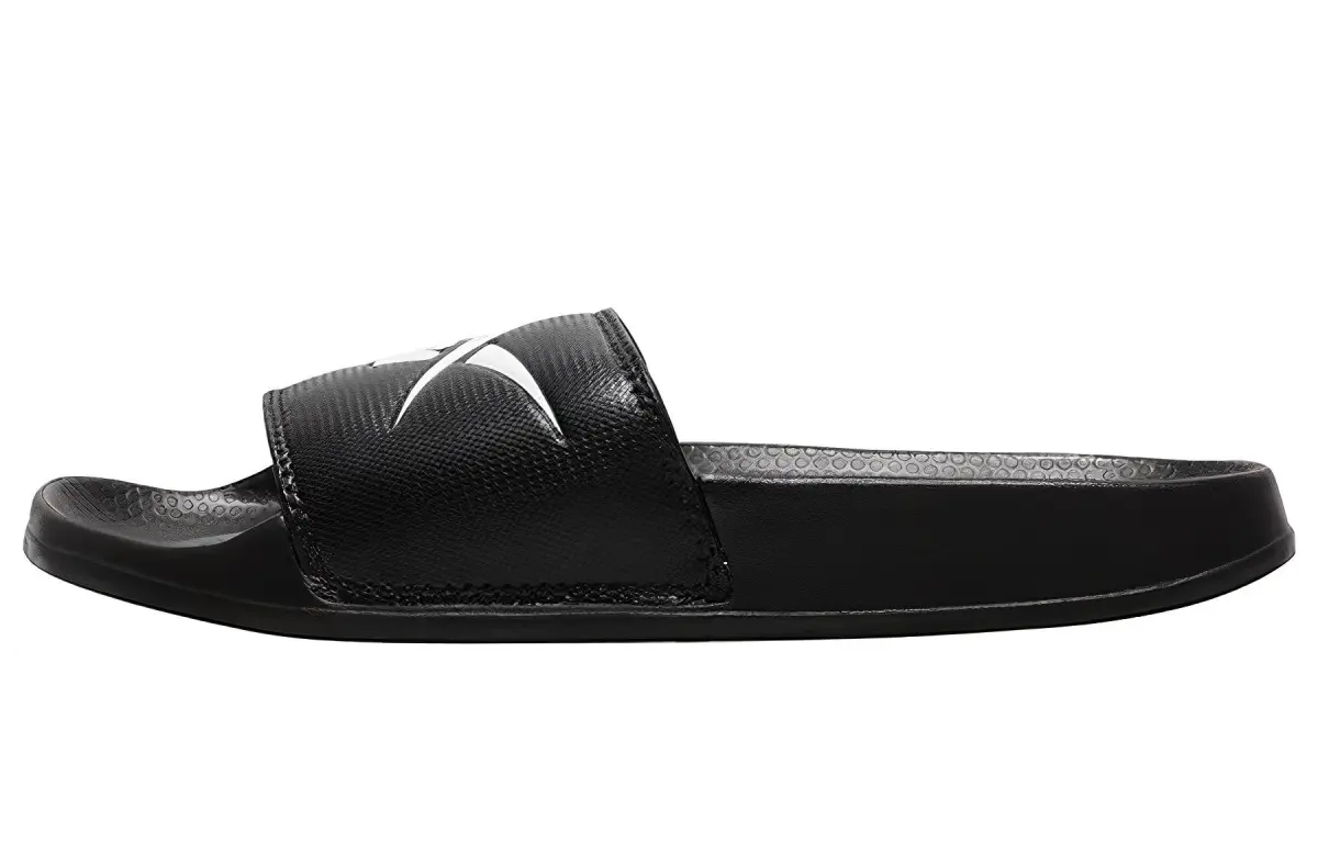 Reebok Classic Slide Sandals 'Dark Black White'