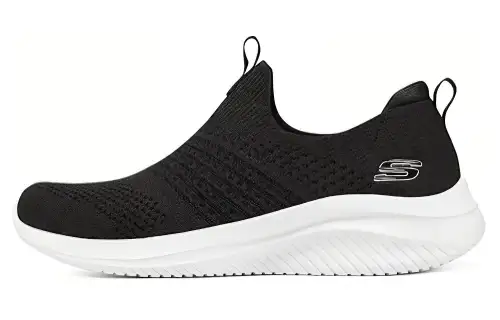 Skechers Slip Resistant, Abrasion Resistant, Breathable, And Quick Dry Low top Casual Shoes Women's Black White