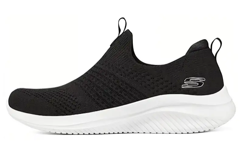 Skechers Slip Resistant, Abrasion Resistant, Breathable, And Quick Dry Low top Casual Shoes Women's Black White