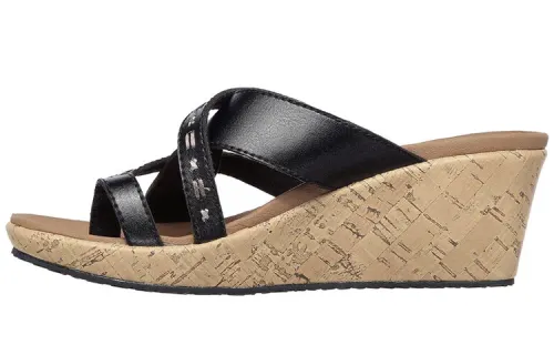 Skechers Slide Slippers Women's Black/Brown
