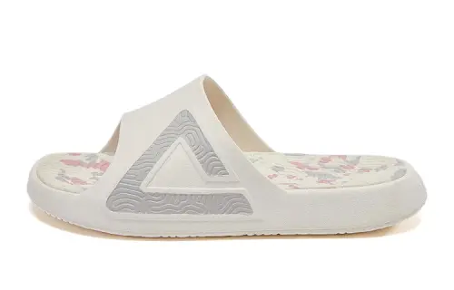 PEAK State Pole Slide Slippers Men's White Red Gray