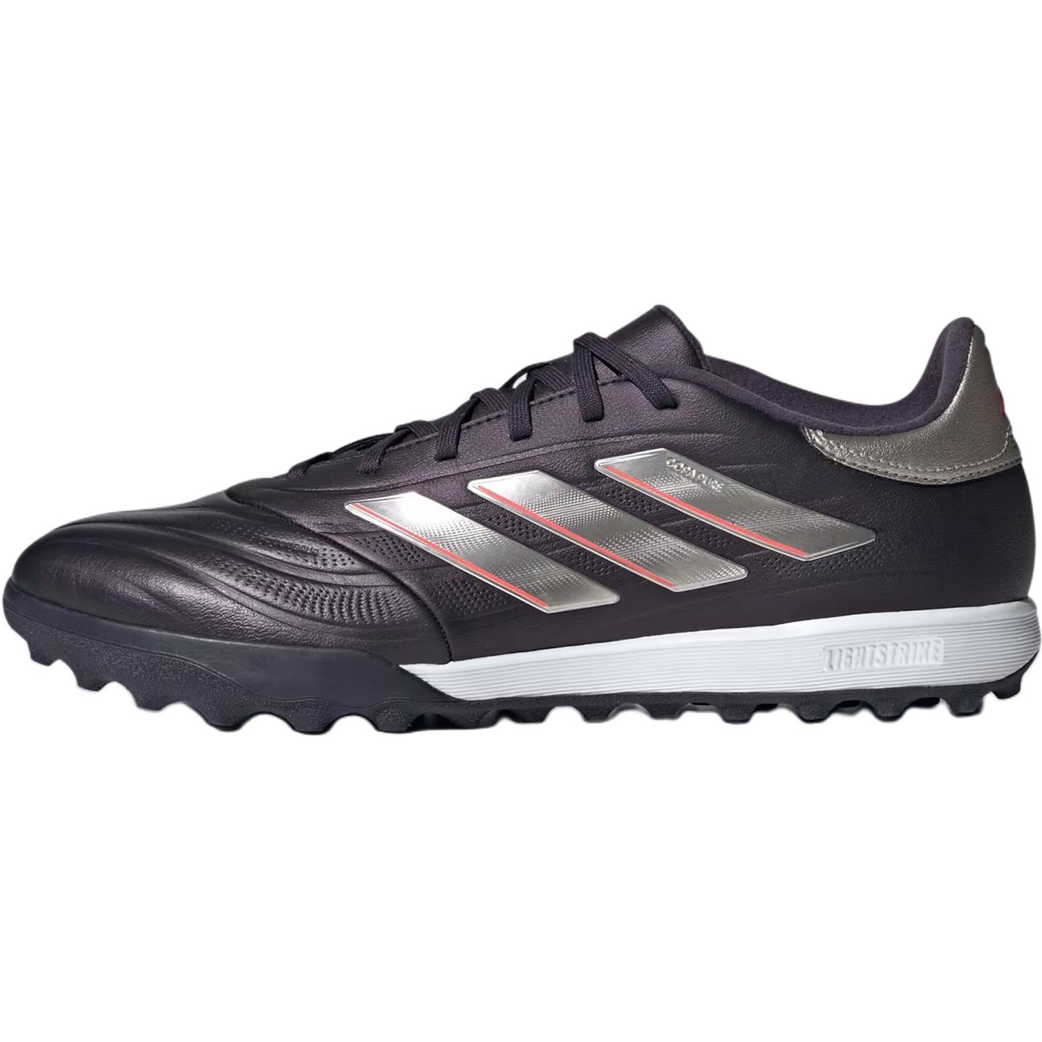 Adidas COPA PURE 2 Artificial Turf Abrasion Resistant Soccer Shoes Men's Brown Silver