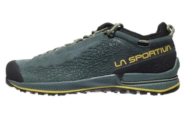 LA SPORTIVA Leather Abrasion Resistant Low top Casual Shoes Men's Dark Green