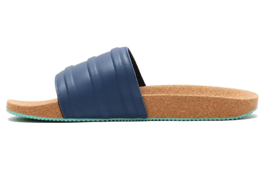 Adidas Adilette Premium Slides 'Cork Pack - Night Indigo'