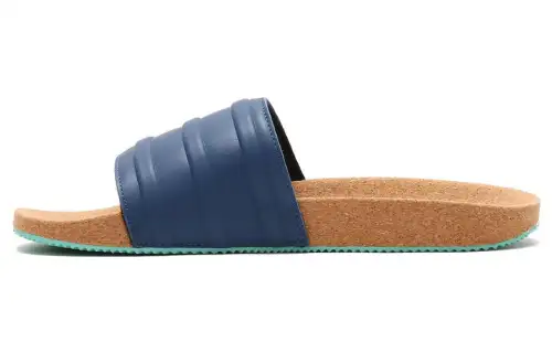 Adidas Adilette Premium Slides 'Cork Pack - Night Indigo'