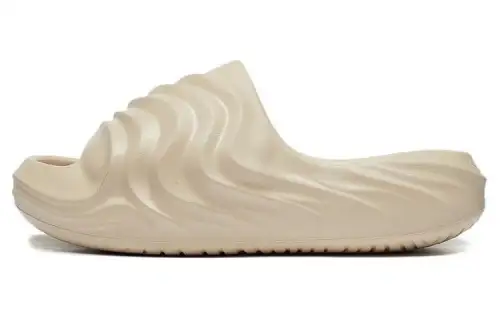 Li Ning Cream Puff Slay Slide Slippers Women's Light Milk Umber