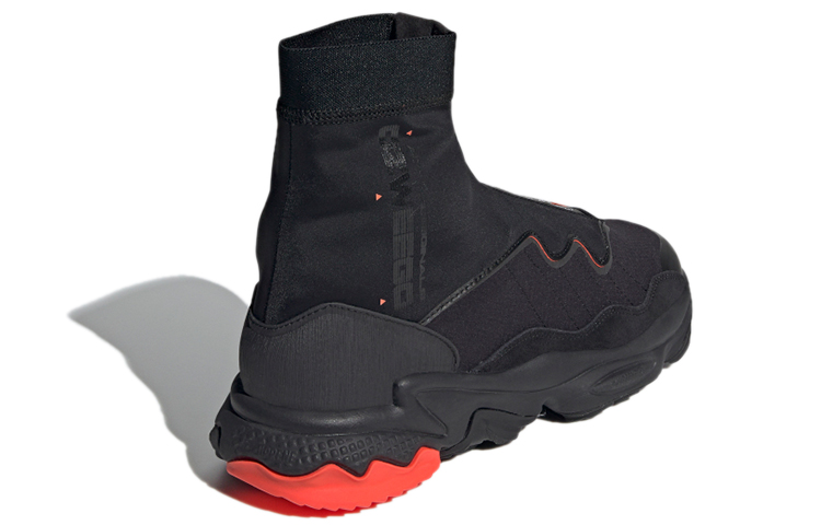 Кроссовки adidas originals Ozweego (черный / красный) — Чёрный / красный — фото 4