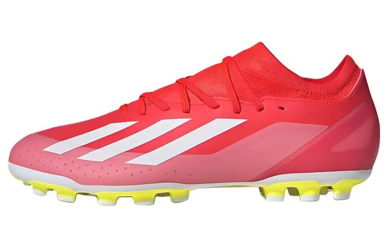 Adidas X CRAZYFAST LEAGUE AG Artificial Ground Artificial Turf Pu Soccer Shoes Unisex Red White