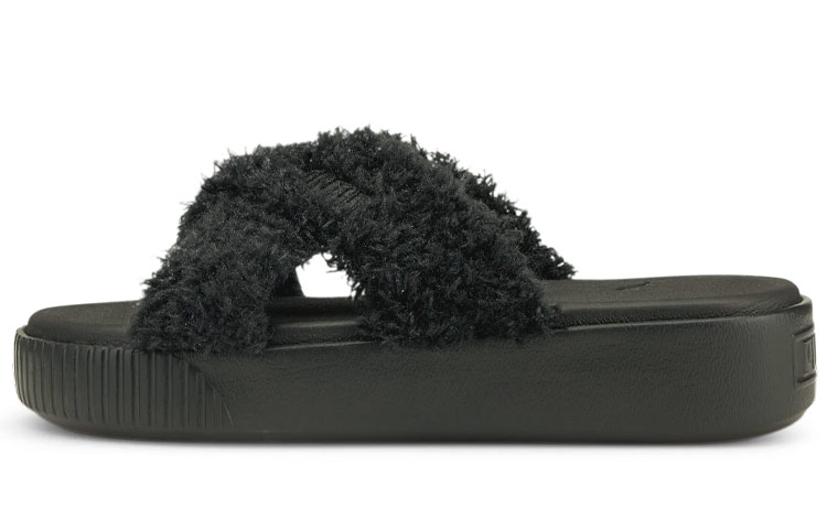 PUMA Platform Slide Slippers Women's Black