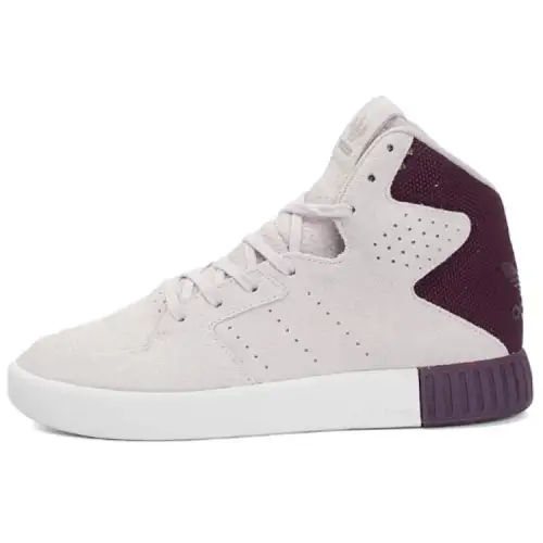 Adidas Originals Tubular Invader 2.0 Slip Resistant Abrasion Resistant High top Casual Shoes Women's Light Purple