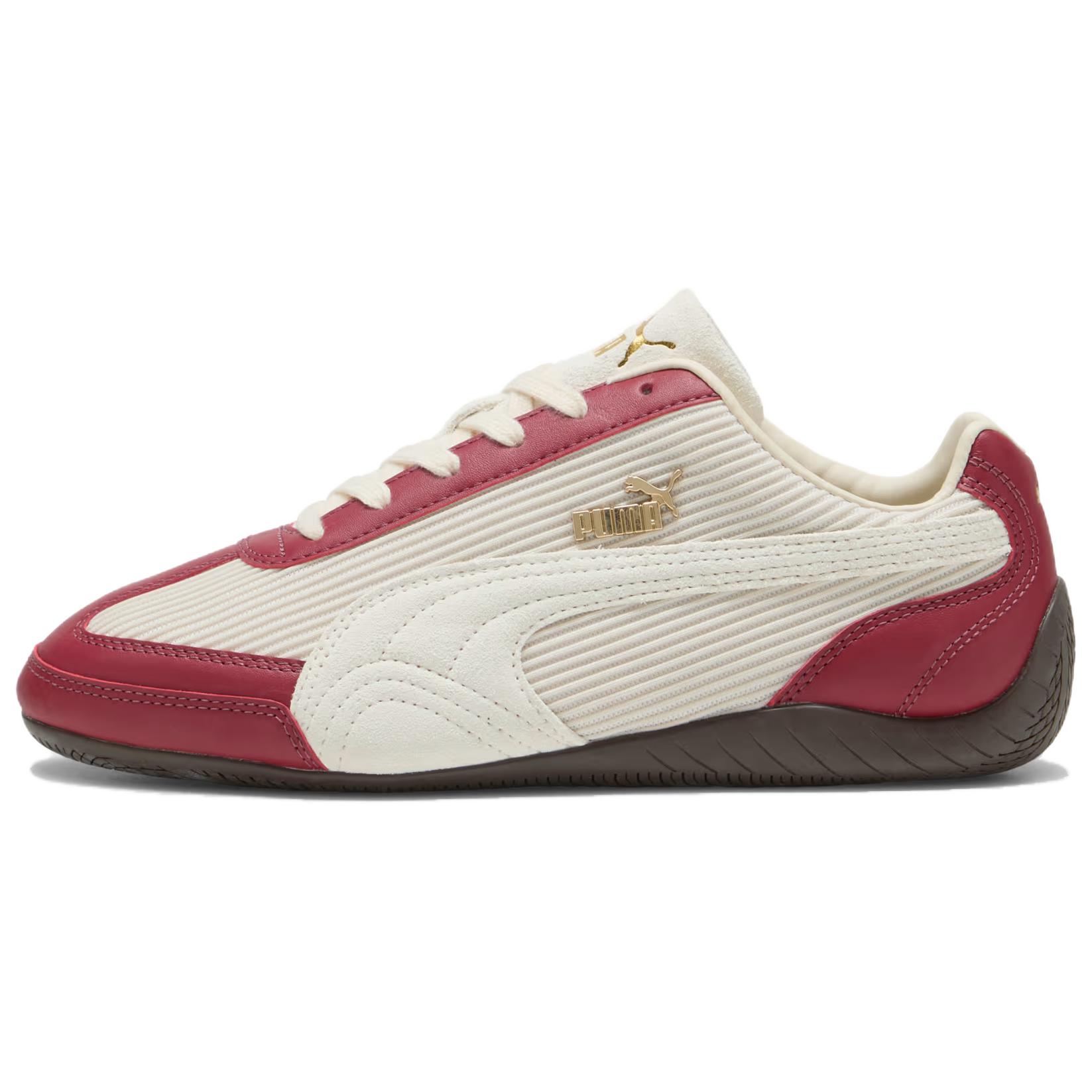 PUMA Speedcat Abrasion Resistant Low top Casual Shoes Unisex Red White