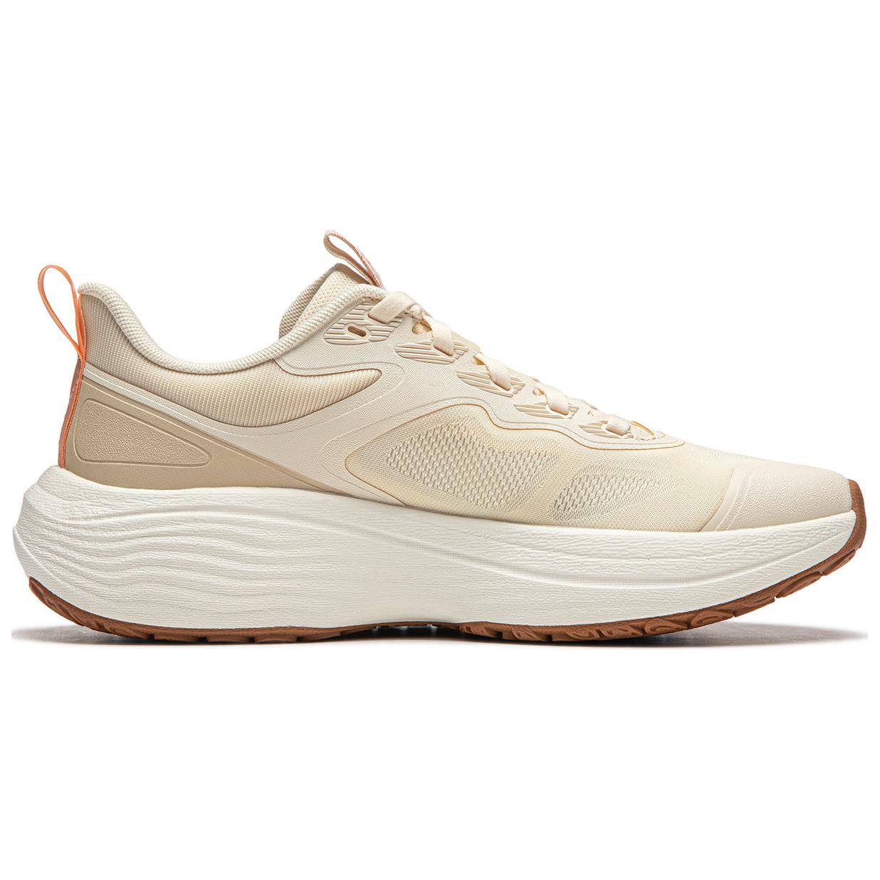 Li Ning Soft Lite Slip Resistant, Abrasion Resistant, Breathable, Lightweight Low top Running Shoes Women’s White Umber