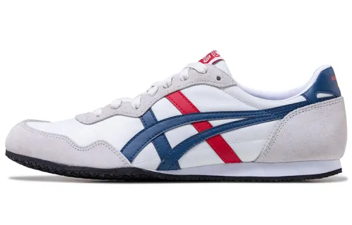 Onitsuka Tiger Serrano Low top Casual Shoes Unisex White Blue Red