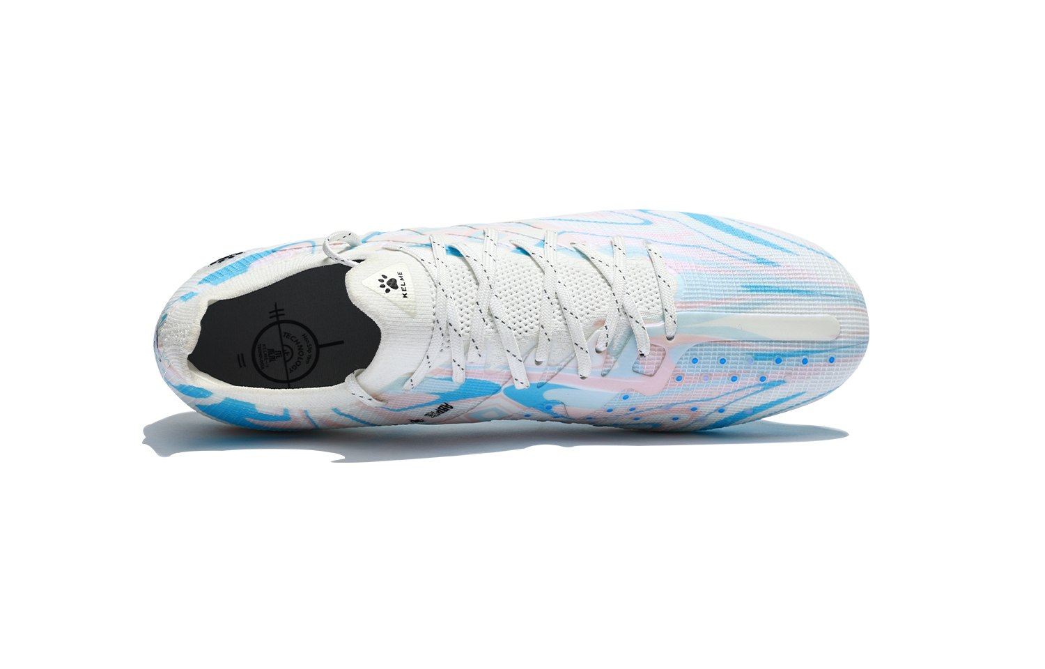 KELME Lightning 3.0 MG Multi Ground Soccer Shoes Unisex White Multicolor