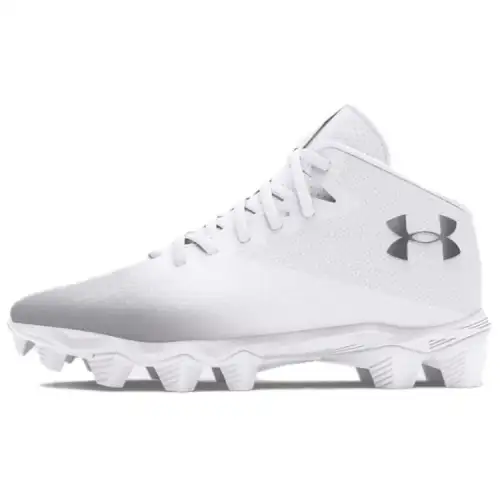 Under Armour Spotlight Franchise 4 Soccer Shoes Men's White Silver