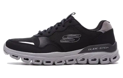 Skechers Glide Step Cushioning Breathable Low top Sports Casual Shoes Black