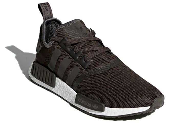 Кроссовки adidas NMD_R1 Trace Grey Metallic (черно-белые) — Чёрный / белый — фото 3