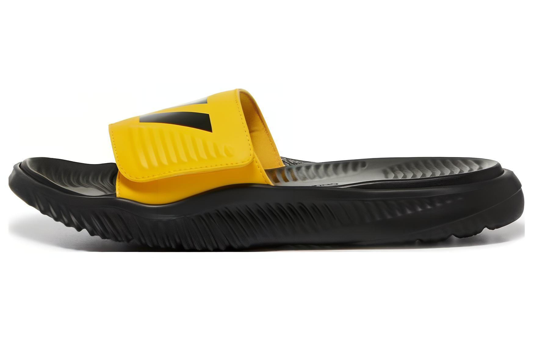 Adidas Alphabounce Slide 'Black Yellow'