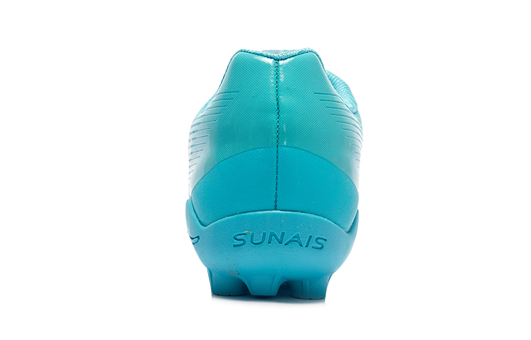 SUNAIS Soccer Shoes Men’s Low Top Sapphire Blue, Lake Blue, Black/Lemon