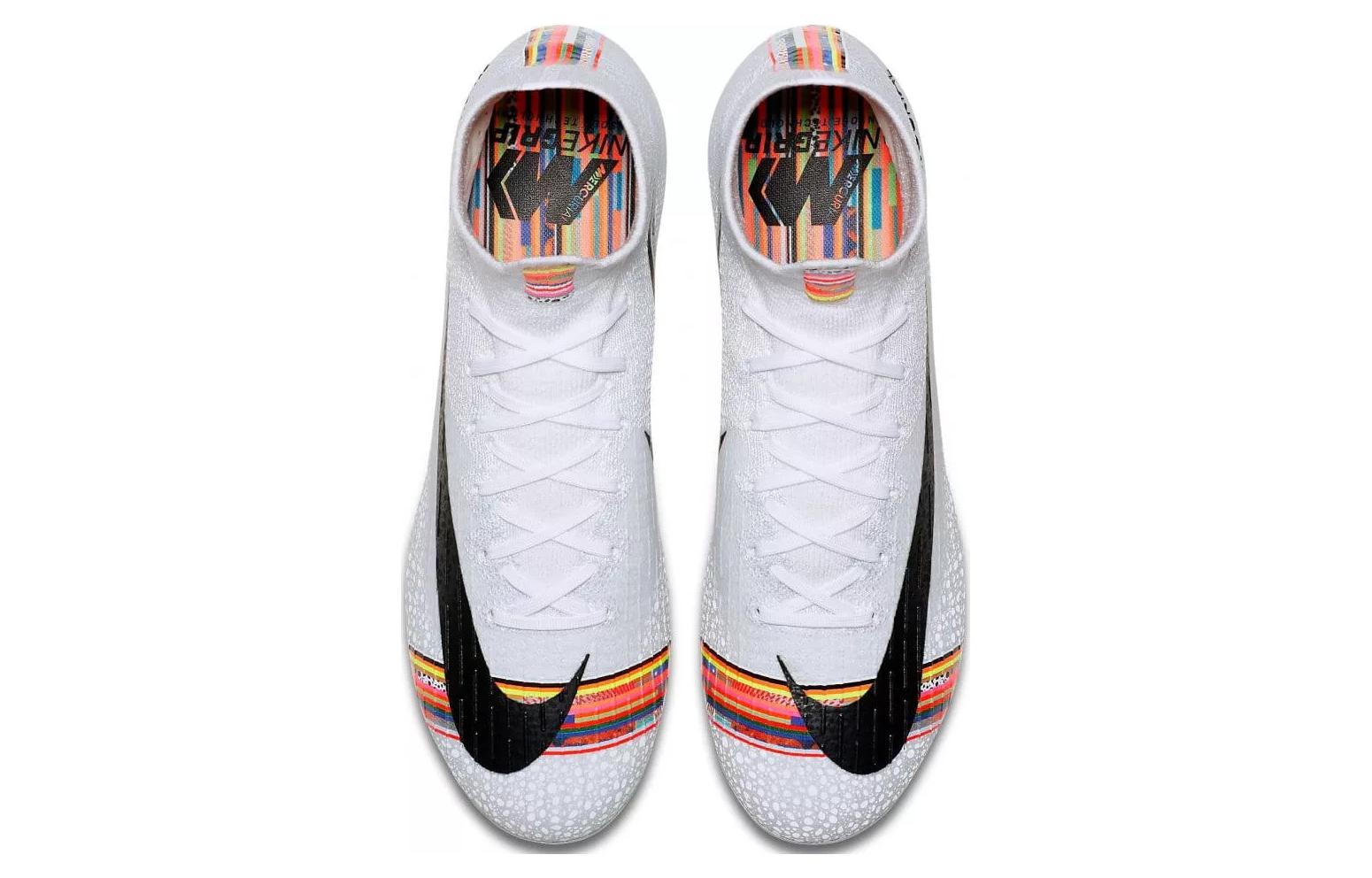 Футбольные бутсы Nike Mercurial Superfly 6 Elite Pro (белые) — фото 4
