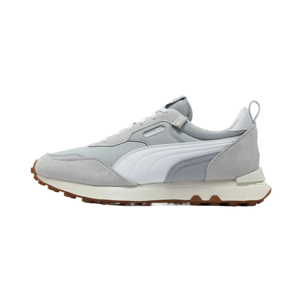 PUMA Rider FV Wear resistant And Lightweight Low top Casual Shoes Unisex Light Gray