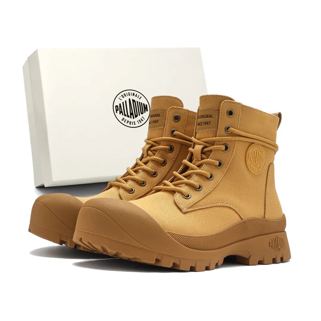 Palladium Combat Boots Unisex Black, Khaki