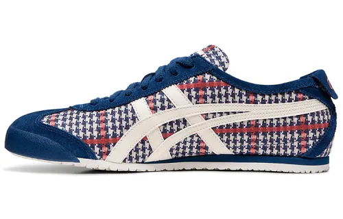 Onitsuka Tiger MEXICO 66 Slip Resistant Abrasion Resistant Balance Low top Casual Shoes Unisex Blue White