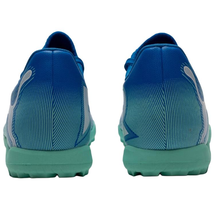 PUMA FUTURE 7 PLAY TT Turf Artificial Turf Abrasion Resistant Soccer Shoes Men’s Blue Green