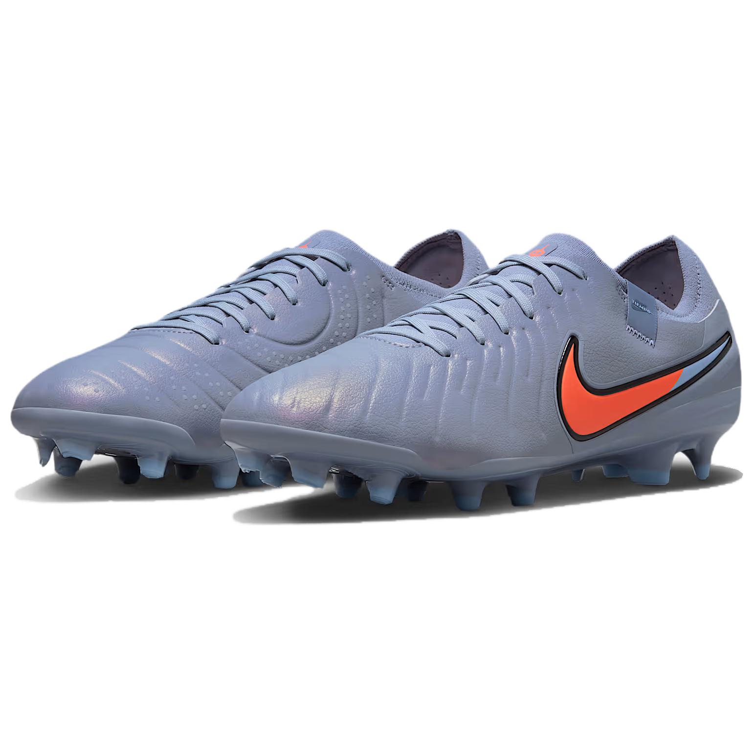Nike Tiempo Legend 10 Pro Classic And Versatile Soccer Shoes Unisex Blue Eclipse Black