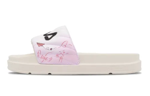 FILA Drifter Abrasion Resistant Slide Slippers Women's Pink White