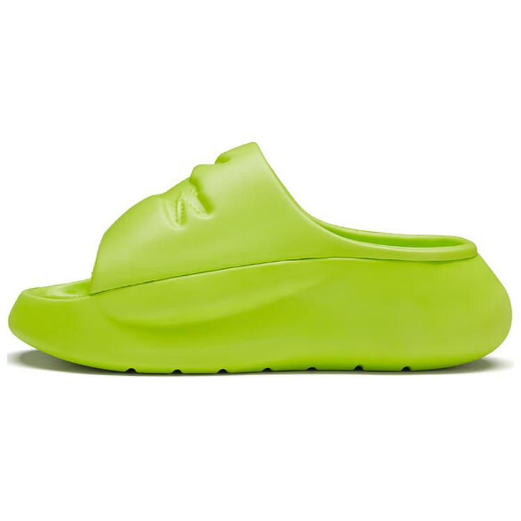 LACOSTE French crocodile EVA outer breathable thick sole rubber sole anti-wear flip-flops women's green