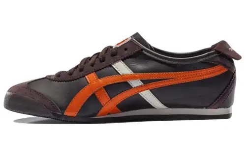 Onitsuka Tiger MEXICO 66 Casual Shoes Unisex Low Top Dark Umber/Orange/Beige/Black