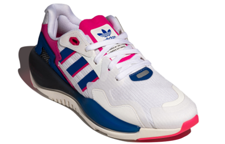 Кроссовки adidas originals ZX Alkyne (бело-розово-синие) — Белый / розовый / синий — фото 3