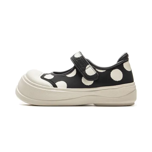 Li Ning Honey Mary Jane Cushioning Abrasion Resistant Breathable Lightweight Height Increasing Rebound