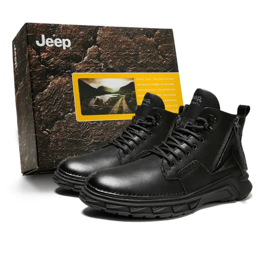 Jeep Combat Boots Men's Black